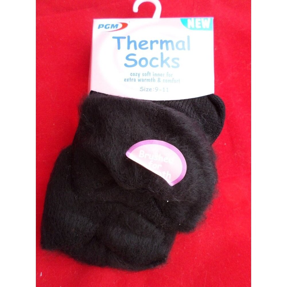 1 Pair PGM Brushed Bed Sleep Women ThermalSocks Soft Cozy Warm 9-11